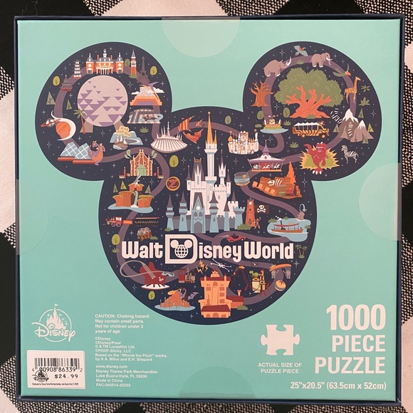 Walt Disney World Puzzle 1000 pieces, new in box - Picture 3 of 6